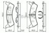 BOSCH 0 986 424 655 Brake Pad Set, disc brake